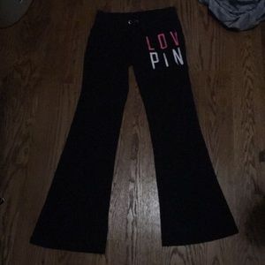 Black VS Pink Sweatpants